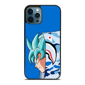 SON GOKU BAPE DRAGON BALL SAIYAN BLUE iPhone 12 Pro Max Case Cover
