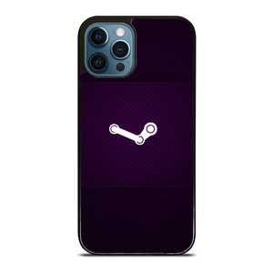STEAM GAME PURPLE ICON iPhone 12 Pro Max Case Cover