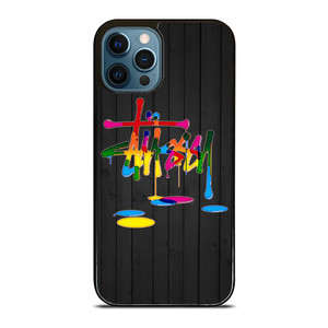 STUSSY PAINT LOGO iPhone 12 Pro Max Case Cover