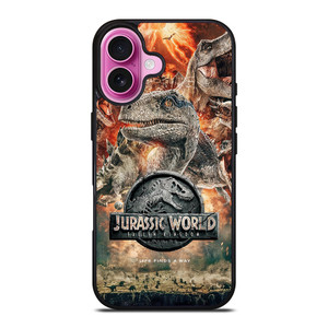 JURASSIC WORLD FALLEN KINGDOM POSTER iPhone 16 Plus Case Cover JURASSIC WORLD FALLEN KINGDOM POSTER iPhone 16 Plus Case Cover