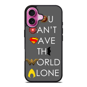 JUSTICE LEAGUE SAVE THE WORLD iPhone 16 Plus Case Cover