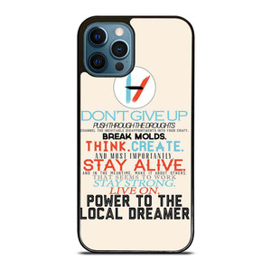 TWENTY ONE PILOTS TITLES iPhone 12 Pro Max Case Cover