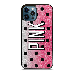 VICTORIA'S SECRET PINK LOGO SPARKLE iPhone 12 Pro Max Case Cover