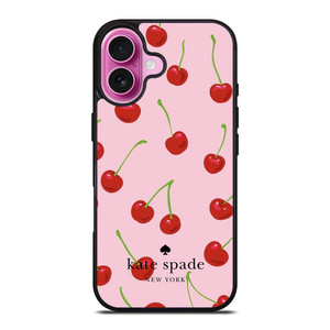 KATE SPADE NEW YORK LOGO CHERRY ICON iPhone 16 Plus Case Cover