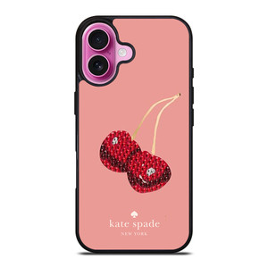 KATE SPADE NEW YORK LOGO CHERRY iPhone 16 Plus Case Cover