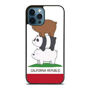 WE BARE BEARS CALIFORNIA REPUBLIC iPhone 12 Pro Max Case Cover