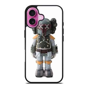 KAWS BOBA FETT STAR WARS iPhone 16 Plus Case Cover KAWS BOBA FETT STAR WARS iPhone 16 Plus Case Cover