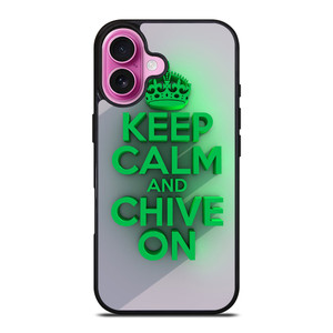 KEEP CALM AND CHIVE ON 2 iPhone 16 Plus Case Cover KEEP CALM AND CHIVE ON 2 iPhone 16 Plus Case Cover