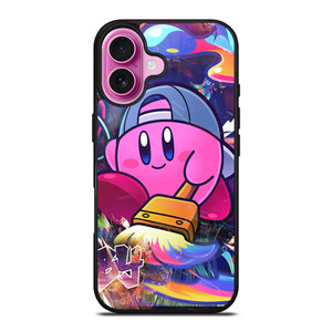 KIRBY CUTE CARTOON iPhone 16 Plus Case Cover