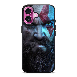 KRATOS FACE GOD OF WAR RAGNAROK iPhone 16 Plus Case Cover