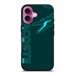 LACOSTE CROC LOGO GREEN iPhone 16 Plus Case Cover