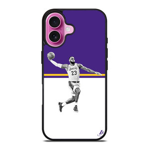 LEBRON JAMES LA LAKERS 23 iPhone 16 Plus Case Cover LEBRON JAMES LA LAKERS 23 iPhone 16 Plus Case Cover