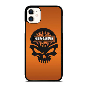 HARLEY DAVIDSON MOTORCYCLES COMPANY LOGO SKULL iPhone 11 Case Cover