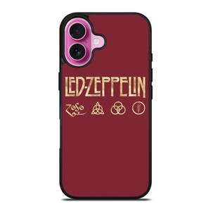LED ZEPPELIN BAND LOGO iPhone 16 Plus Case Cover