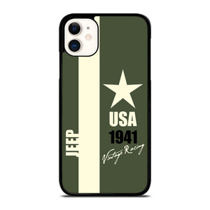 JEEP VINTAGE RACING iPhone 11 Case Cover