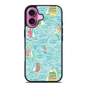 LILLY PULITZER SAILBOAT iPhone 16 Plus Case Cover
