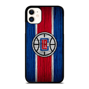 LOS ANGELES CLIPPERS WOOD LOGO iPhone 11 Case Cover