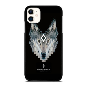 MARCELO BURLON WOLF LOGO iPhone 11 Case Cover