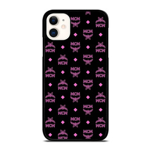 MCM WORLD LOGO BLACK PINK ICON iPhone 11 Case Cover