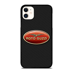MOTO GUZZI LOGO CARBON iPhone 11 Case Cover