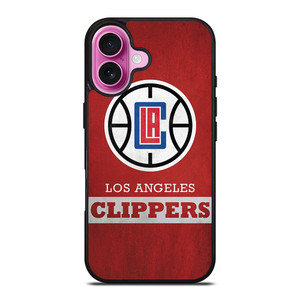 LOS ANGELES CLIPPERS NBA iPhone 16 Plus Case Cover LOS ANGELES CLIPPERS NBA iPhone 16 Plus Case Cover