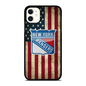 NEW YORK RANGERS NHL AMERICAN FLAG iPhone 11 Case Cover