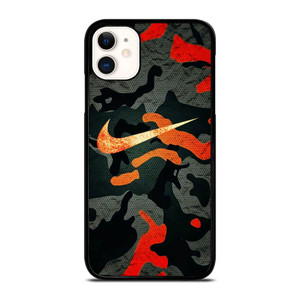 NIKE LOGO COLORFUL CAMO iPhone 11 Case Cover