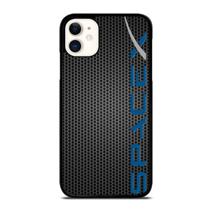 SPACE X LOGO METAL iPhone 11 Case Cover
