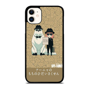 SPY X FAMILY FORGER MANGA ANIME ANYA AND BOND iPhone 11 Case Cover