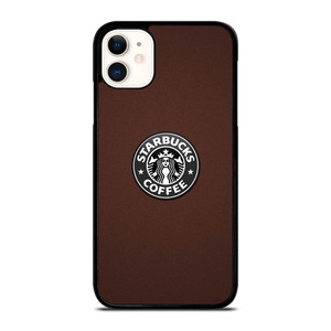 STARBUCKS COFFEE BROWN LOGO iPhone 11 Case Cover
