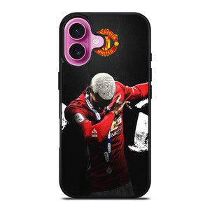 MANCHESTER UNITED PAUL POGBA DAB iPhone 16 Plus Case Cover MANCHESTER UNITED PAUL POGBA DAB iPhone 16 Plus Case Cover