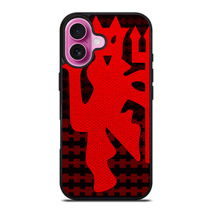 MANCHESTER UNITED RED DEVIL LOGO iPhone 16 Plus Case Cover MANCHESTER UNITED RED DEVIL LOGO iPhone 16 Plus Case Cover