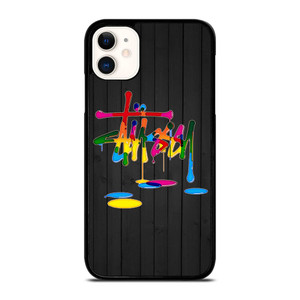 STUSSY PAINT LOGO iPhone 11 Case Cover