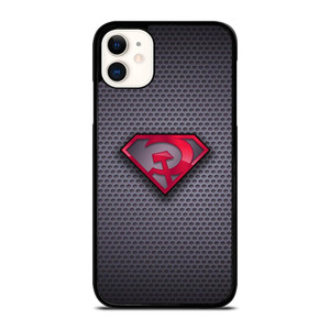 SUPERMAN RED SON LOGO CARBON iPhone 11 Case Cover