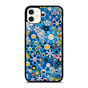 TAKASHI MURAKAMI FLOWERS BLUE iPhone 11 Case Cover