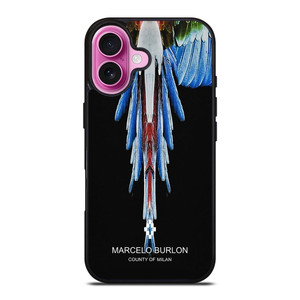 MARCELO BURLON BIRD iPhone 16 Plus Case Cover MARCELO BURLON BIRD iPhone 16 Plus Case Cover