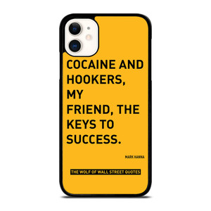 THE WOLF OF WALL STREET QUOTES iPhone 11 Case Cover