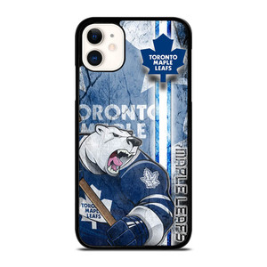 TORONTO MAPLE LEAFS LOGO BEAR MASCOT iPhone 11 Case Cover