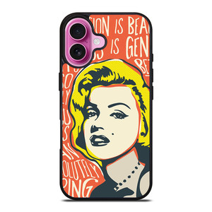 MARILYN MONROE ART QUOTE iPhone 16 Plus Case Cover MARILYN MONROE ART QUOTE iPhone 16 Plus Case Cover
