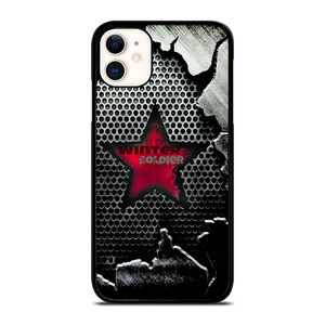 WINTER SOLDIER METAL LOGO AVENGERS iPhone 11 Case Cover