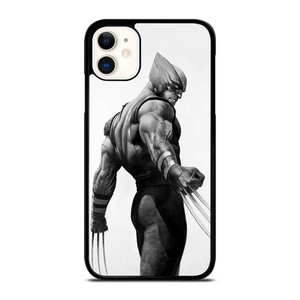 WOLVERINE X-MEN BLACK WHITE ART iPhone 11 Case Cover