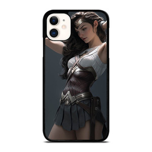 WONDER WOMAN BEAUTIFUL SUPERHERO DC COMIC iPhone 11 Case Cover
