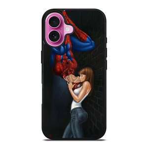 MARY JANE SPIDERMAN KISSING iPhone 16 Plus Case Cover MARY JANE SPIDERMAN KISSING iPhone 16 Plus Case Cover