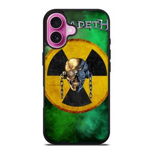 MEGADETH NUCKLEAR LOGO iPhone 16 Plus Case Cover MEGADETH NUCKLEAR LOGO iPhone 16 Plus Case Cover