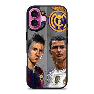 MESSI RONALDO iPhone 16 Plus Case Cover