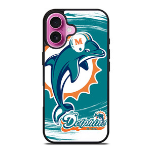 MIAMI DOLPHINS iPhone 16 Plus Case Cover MIAMI DOLPHINS iPhone 16 Plus Case Cover