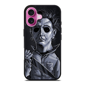 MICHAEL MYERS HALLOWEEN ART iPhone 16 Plus Case Cover