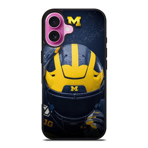 MICHIGAN WOLVERINES LOGO FOOTBALL HELMET iPhone 16 Plus Case Cover MICHIGAN WOLVERINES LOGO FOOTBALL HELMET iPhone 16 Plus Case Cover