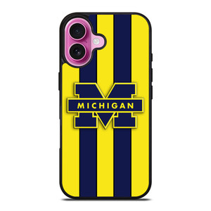 MICHIGAN WOLVERINES SYMBOL iPhone 16 Plus Case Cover MICHIGAN WOLVERINES SYMBOL iPhone 16 Plus Case Cover