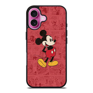 MICKEY MOUSE RETRO COMIC iPhone 16 Plus Case Cover MICKEY MOUSE RETRO COMIC iPhone 16 Plus Case Cover